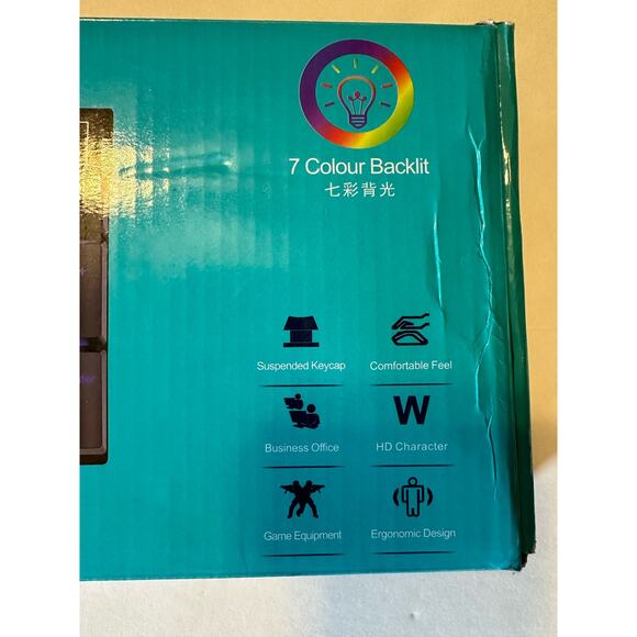 Shipadoo D500 Mechanical Hand Esports Backlight Keyboard and Mouse Set *Open Box - Picture 4 of 5